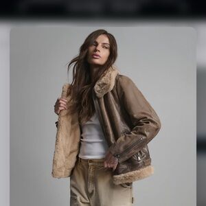 Riley Faux Shearling Coat - Vintage Leather Wilson Jacket